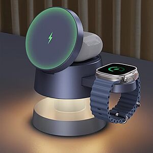 17.99* | IVANKY 3 in 1 MagSafe Wireless Charger Stand w/ Night Light at Amazon