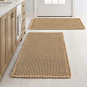 2-Pack 18" x 30" MIULEE Waffle Bathroom Rugs (Brown) $21.24 + Free Shipping w/ Prime or on $35