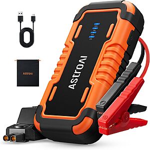 AstroAI P10 5000A Car Battery Jump Starter $30 + Free S/H