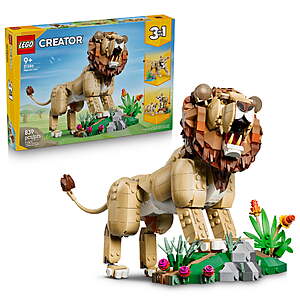 LEGO Creator 3 in 1 Wild Animals:Majestic Lion - Set# 31386 $48