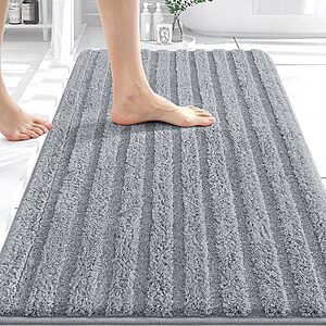 30"x20" Striped Plush Memory Foam Bath Mat $4.99 + Free Shipping w/ Prime or on $35