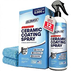 Home Ceramic Coating Spray Kit (16 oz) - Shine,Seal & Protect Stainless Steal,Glass,Kitchen & Bath Surfaces $8.98
