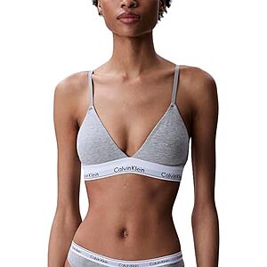 14 | Calvin Klein Women's Modern Cotton Lightly Lined Triangle Wireless Bralette at Amazon