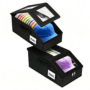 Amazon – Hat Storage for Baseball Caps,2 Pack Hat Organizer for 30 Caps - $13.99 w/ Code