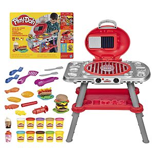 Play-Doh Sizzlin' Grill Playset (10 Cans,17 Tools) with Lights & Sounds $30 + Free Shipping w/ Prime or on $35