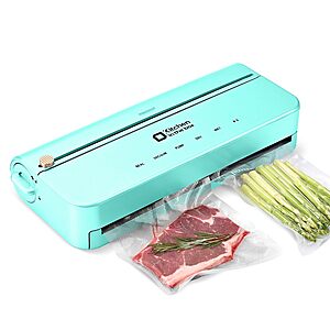 Prime] Kitchen in the box Smart Vacuum Sealer Machine with Bag & Cutter (Blue) $14.39 + Free Shipping