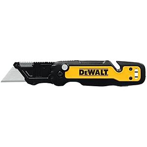 NEW] $10.10 | Dewalt Push & Flip Folding Utility Knife With Storage at Amazon