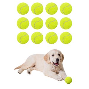 Elevon Tennis Balls for Small and Medium Size Dogs,2" Mini Tennis Balls for Indoor Outdoor,Compatible with Dog Ball Launcher (12PCS) $9.99