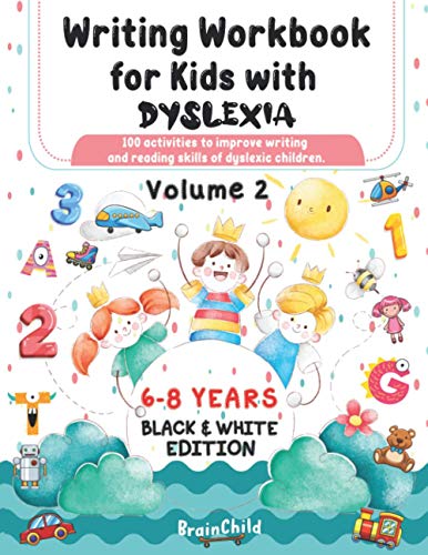 Writing Workbook for Kids with...lack & White edition.Volume 2