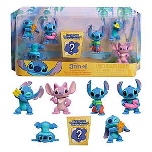 Disney Stitch Collectible Figure Set for Kids Ages 3 and Up,Contains 7 Figures $5
