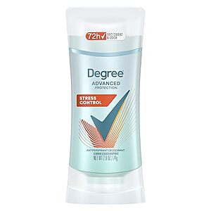 SnS,AC] $2.48 | Degree Antiperspirant Deodorant Stress Control 2.6 oz at Amazon
