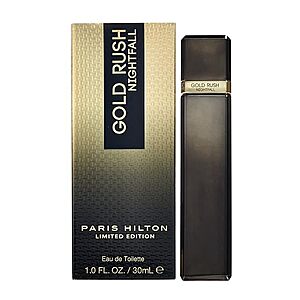 11.79 | 1-Oz Paris Hilton Gold Rush Nightfall Eau de Toilette Cologne for Men at Amazon