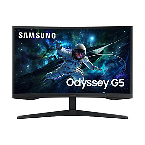 (Open Box) 27" Samsung Odyssey G55C QHD 165Hz Curved Gaming Monitor $106.20 + Free Shipping