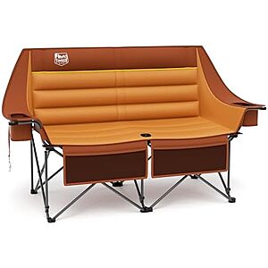 NEW] $49.99 | Timber Ridge Double Camping Chair Heavy Duty Outdoor Folding Camp Couch at Amazon