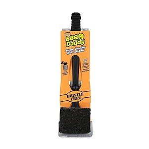 B&M Clearance $18 or less YMMV BBQ Daddy Grill Brush - Bristle Free Steam Cleaning Scrubber HOME DEPOT