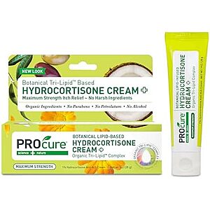 SnS,AC] $4.77 | 1-Oz PROcure Hydrocortisone Cream with Calendula at Amazon