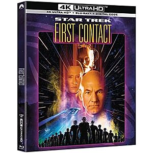 Star Trek VIII:First Contact 4K UHD + Blu Ray + Digital $12.31 Amazon.com