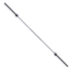 Straight Olympic Barbell,Alloy Steel,2-Inch Diameter,Silver Finish,6FT $29.99