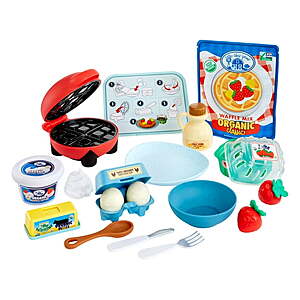 Little Tikes Creative Chefs Waffle Kit w/ Make-It Mix Play Sand & 18 Accessories $10.50 + Free Shipping w/ Walmart+ or on $35