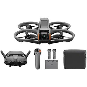 AC] $859* | DJI Avata 2 4K Drone Fly More Combo w/ 3 Batteries,DJI Goggles N3 at Amazon