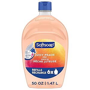 SnS,AC] $3.69 | 50-Oz Softsoap Antibacterial Liquid Hand Soap Refill at Amazon