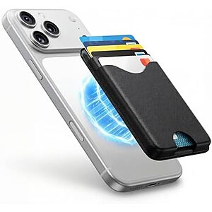 4.99* | Nepagz MagSafe 5 Card Holder RFID Wallet at Amazon