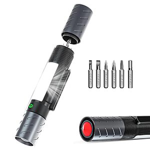 NetCan Rechargeable LED Car Emergency Flashlight w/ Window Breaker & Screwdriver Set $7.49 + Free Shipping w/ Prime or on $35