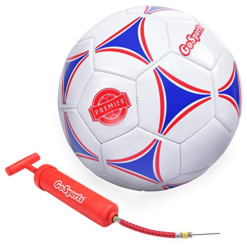 GoSports Premier Soccer Ball with Premium Pump,Size 4