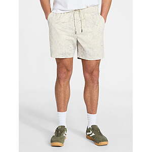No Boundaries Men's Flat Front Shorts,6 in Inseam,Most Sizes - $4.10