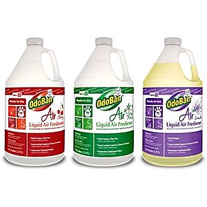 21.86 | 3-Pack 128-Oz OdoBan Professional Series Ready-to-Use Air Liquid Air Freshener at Amazon