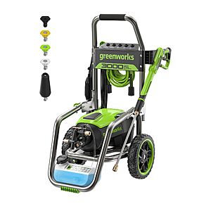 Greenworks 3000 PSI (2.0 GPM Max) Brushless Electric Pressure Washer $332.48