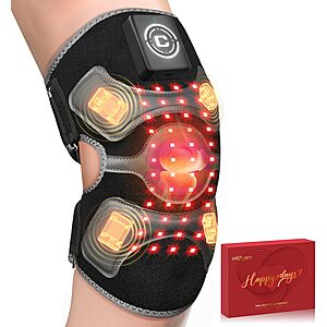 5000mAh CRAZYTECH 3D Red Light Therapy Cordless Knee Massager w/ 4 Vibration Areas & Infrared Heating (660nm/850nm) $28.49 + Free Shipping w/ Prime or on $35