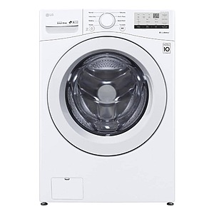 LG 4.5 Cu.Ft.Stackable Front Load Washer in White with Coldwash Technology $662