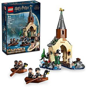 [YMMV, AC] $17.49: 350-Piece LEGO Harry Potter: Philosopher's Stone - Hogwarts Castle Boathouse (76426, 2024) at Amazon