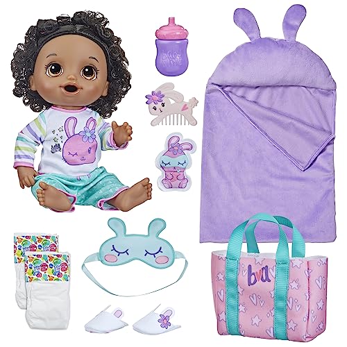 Baby Alive Bunny Sleepover Bab...Black Hair (Amazon Exclusive