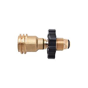 Flame King Propane Tank Adapter POL to QCC1 Type Converts Propane Tank from Old to New Connection $11.98