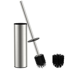 FORIOUS SUS304 Toilet Bowl Cleaner Brush and Holder Set Tall - $11.99 AC