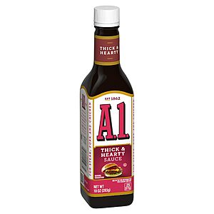 A1 Thick & Hearty Steak Sauce 10 oz (Pack of 3) $8.49 w/ S&S