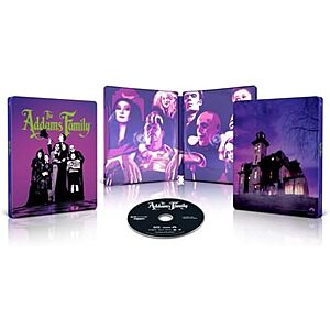 The Addams Family Limited Edition Steelbook 4K UHD $19.99 Amazon
