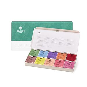 27.99* | 40-Ct OSULLOC Premium Tea Collection (10 Flavors) at Amazon