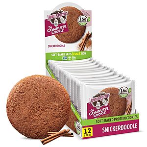 12-Pack Lenny & Larry's Complete Protein Cookies (Snickerdoodle) $8.49 w/ S&S + Free Shipping w/ Prime or on $35