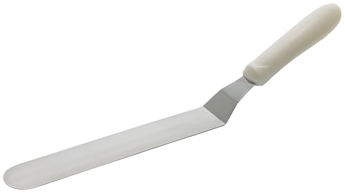 Offset Spatulas,9-1/2" Blade,White PP handle