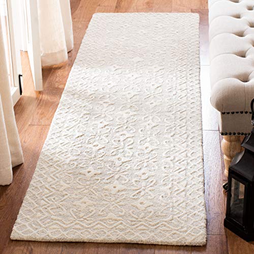 SAFAVIEH Blossom Collection 2'...ndmade Premium Wool Runner Rug