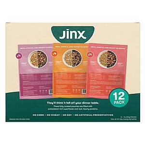 25 (reg $35) Costco Jinx Homemades Variety Pack,Wet Dog Food Pack,9oz,12-count
