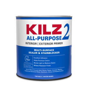 KILZ 2 All-Purpose Interior/Exterior Multi-purpose Water-based Wall and Ceiling Primer at Walmart $10