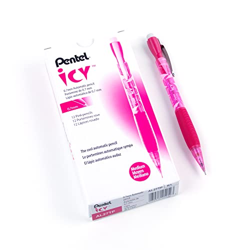 Pentel Icy Mechanical Pencil,...ink Barrel,Box of 12 (AL27TP