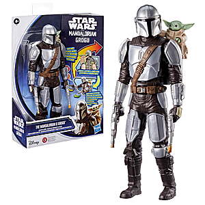 Star Wars The Mandalorian & Grogu Bounty Blaster,Star Wars Toys (11") $15