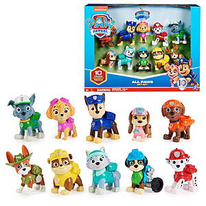 19.97,PAW Patrol,All Paws on Deck,10 Collectible Toy Figures Gift Pack for Kids Ages 3+,Walmart