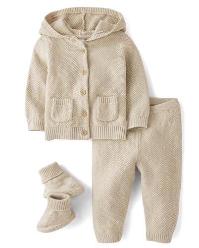 Gymboree,Sweater Long Sleeve T...s 3-Piece Set,Straw,0-3 Months