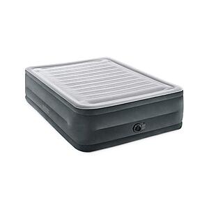 Intex 64417ED 22in Queen Dura-Beam Comfort Plush High-Rise Inflatable Air Mattress with Built in Pump for Travel and Camping,600lb Weight Capacity - $59.99
